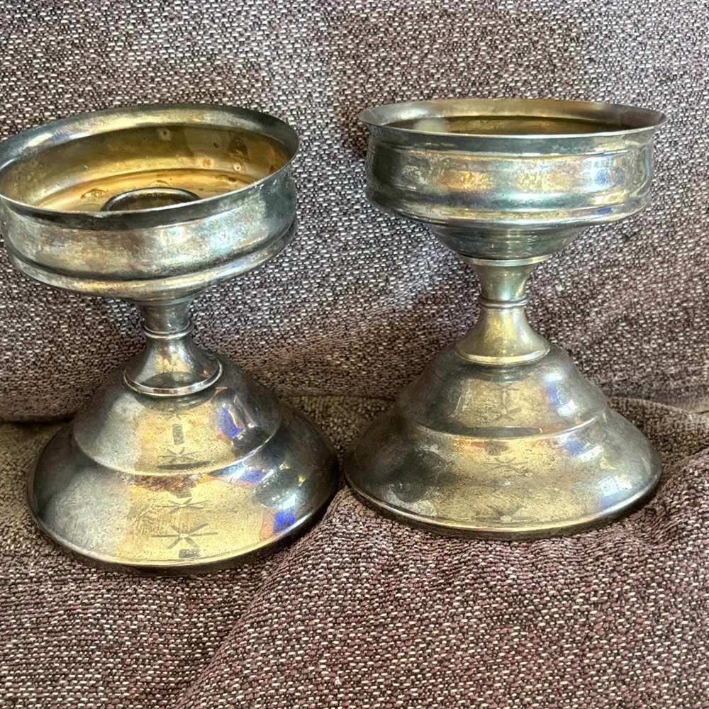 Towle Vintage Silver Candle Holders